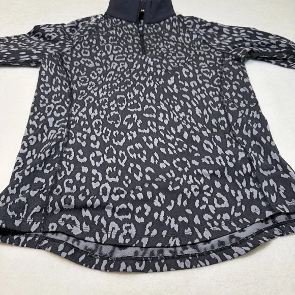 RLX Ralph Lauren 1/4 Zip Pullover Women's Small Leopard Pelican Hill Golf - Picture 4 of 14